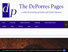 Tablet Screenshot of deporres.net